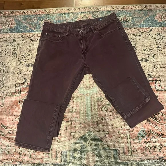 Bonobos Jeans Men's 35x34 Purple Travel Straight - Picture 6 of 8